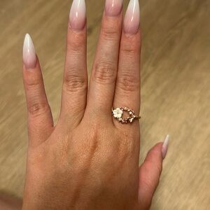 Rose gold ring